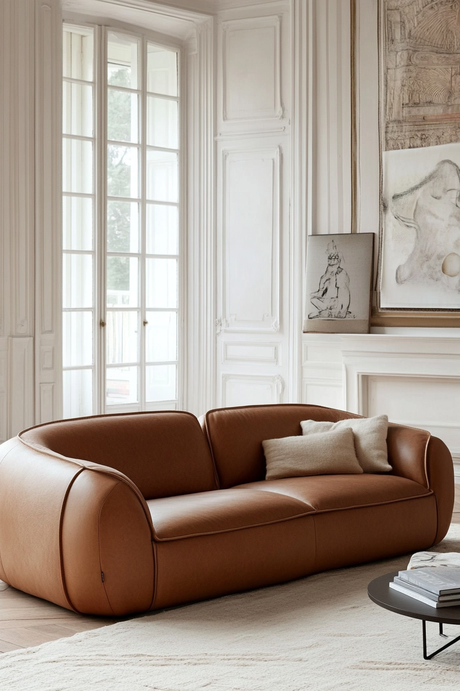 dark-brown-leather-sofa-living-room