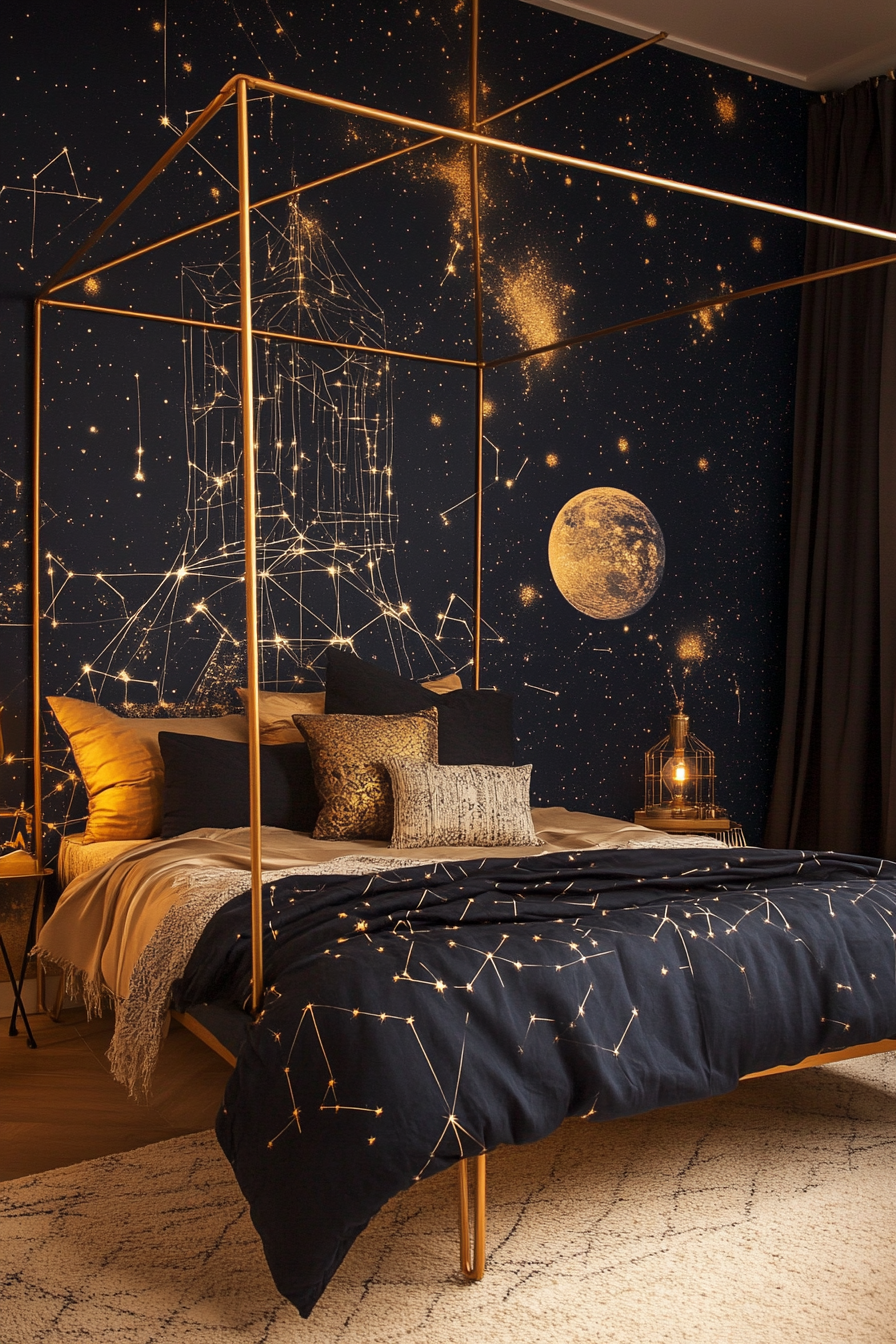 moody romantic bedroom