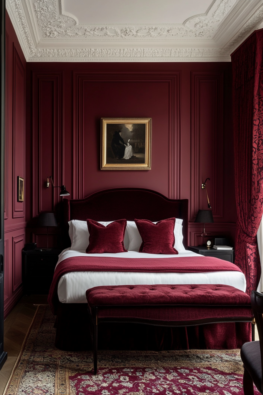 burgundy-bedroom