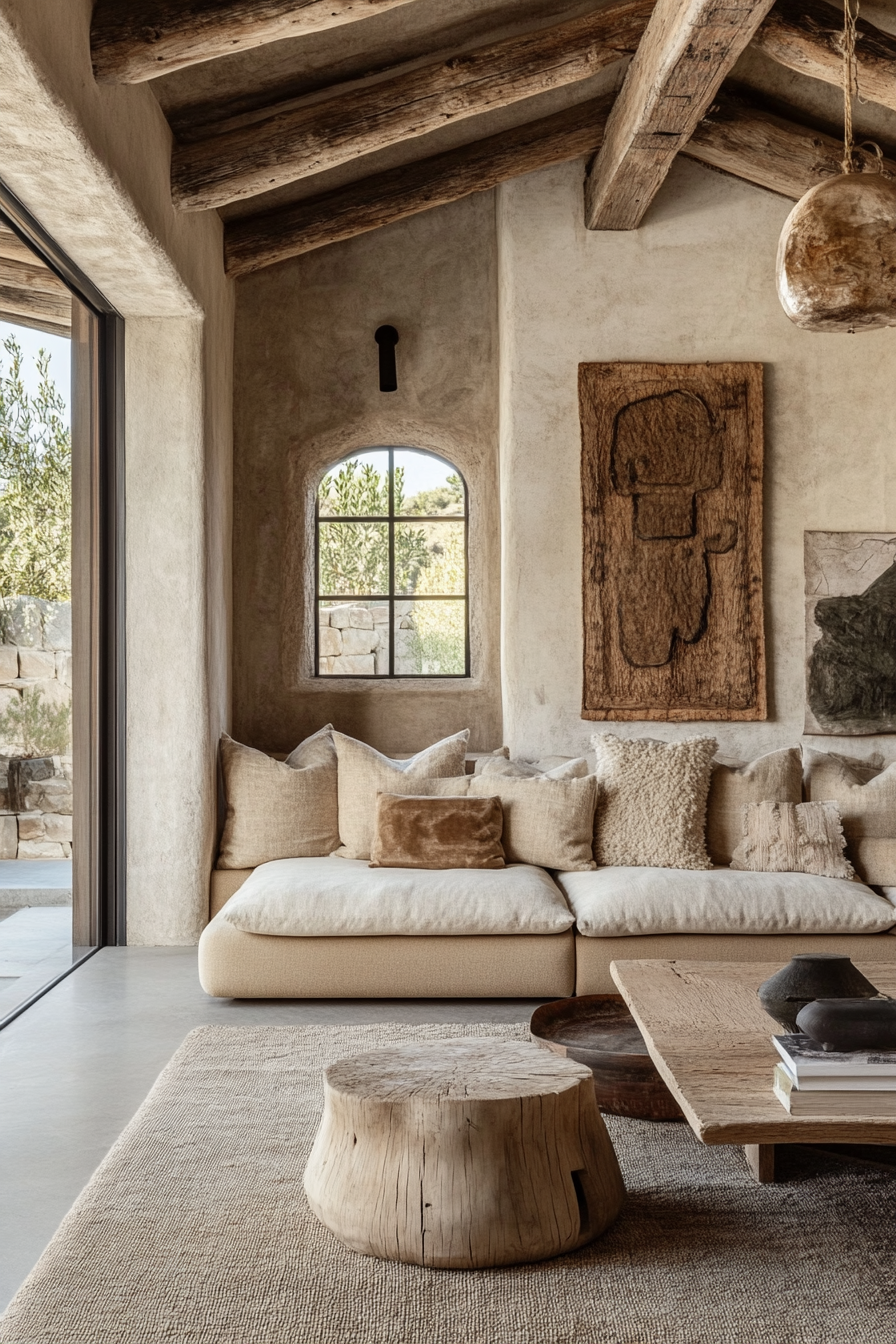 beige living rooms