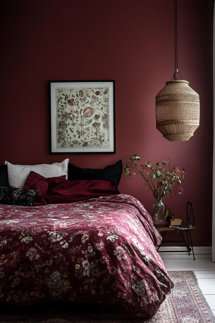 burgundy-bedroom
