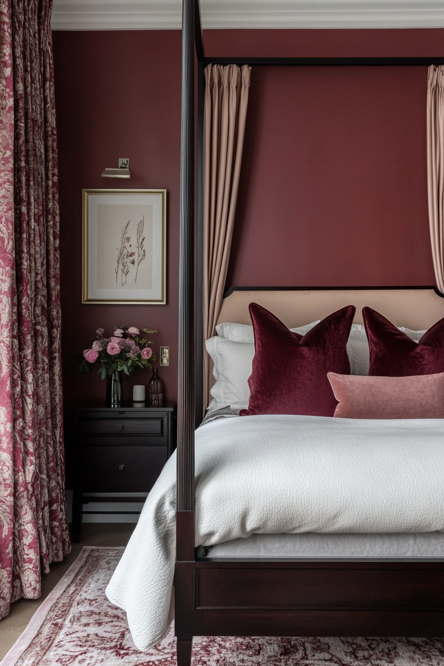 burgundy-bedroom