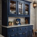 9+ Chic Navy Blue Kitchen Cabinet Styles