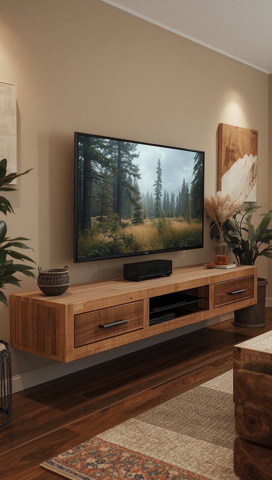 My Floating TV Solution Is Going Viral For Making Rooms Look Instantly ...