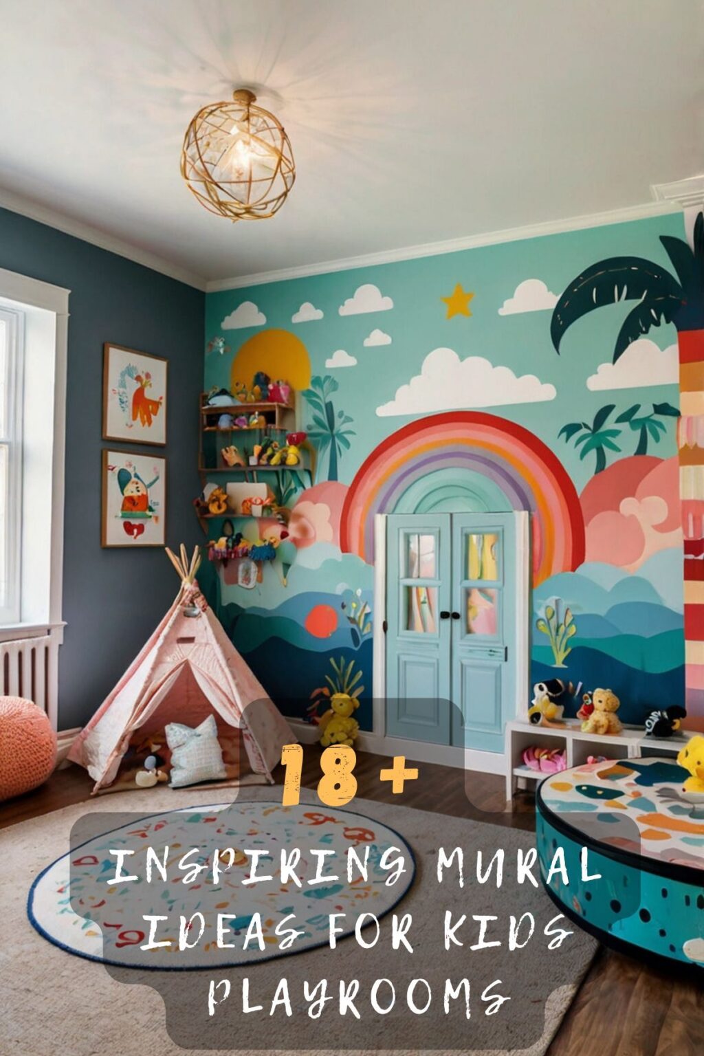 Themed Playroom Mural Ideas For Every Child’s Interest — DreamyHomeStyle