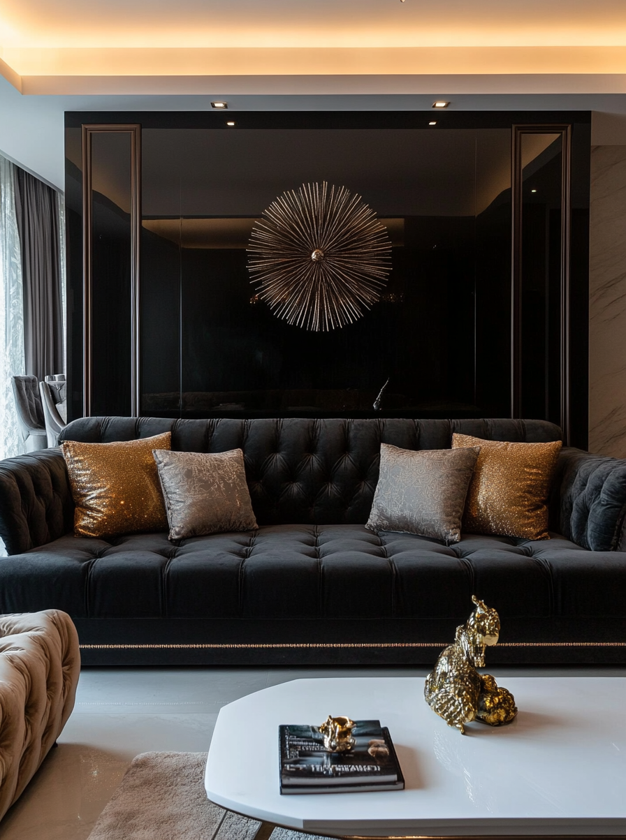 dark gray sofa living room ideas