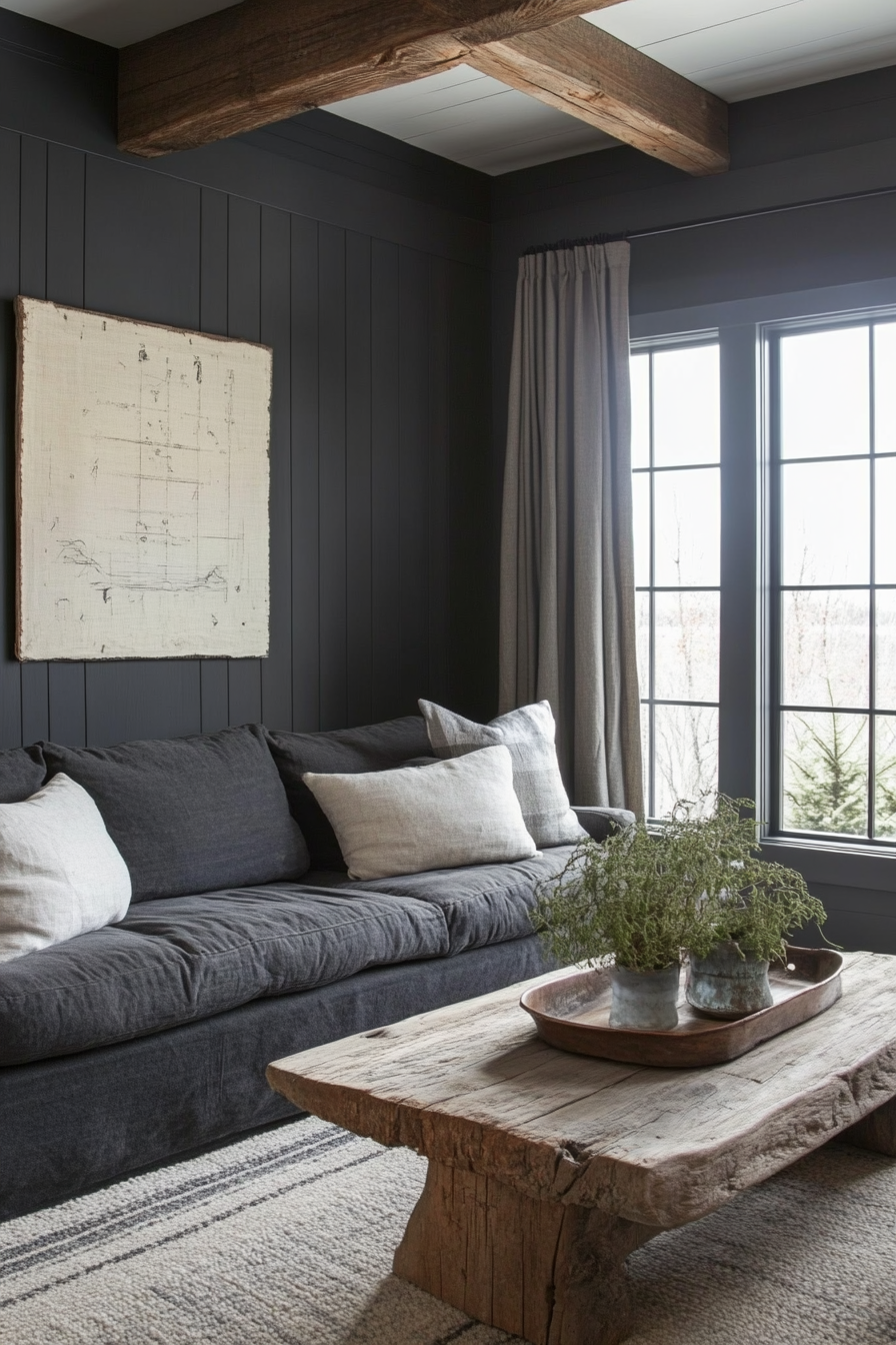 dark gray sofa living room ideas