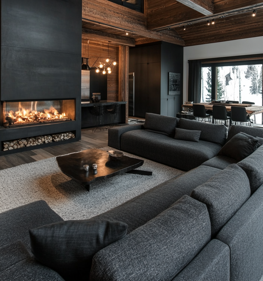 dark gray sofa living room ideas
