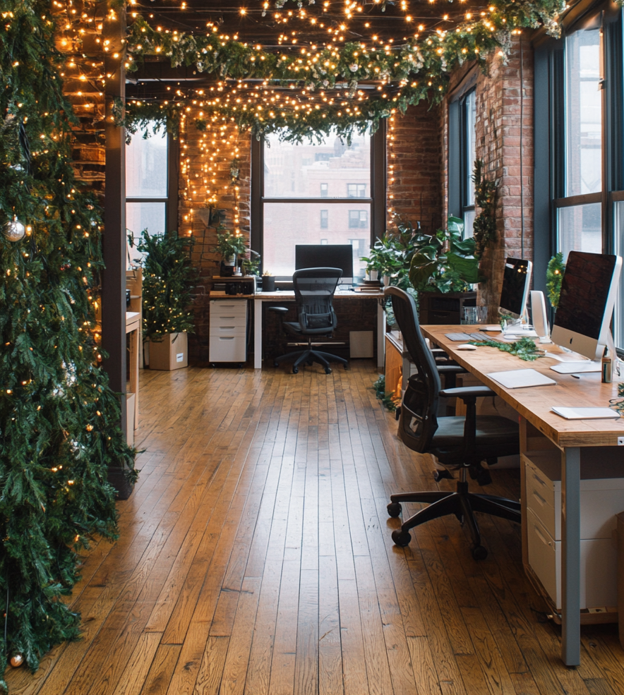 christmas office decor