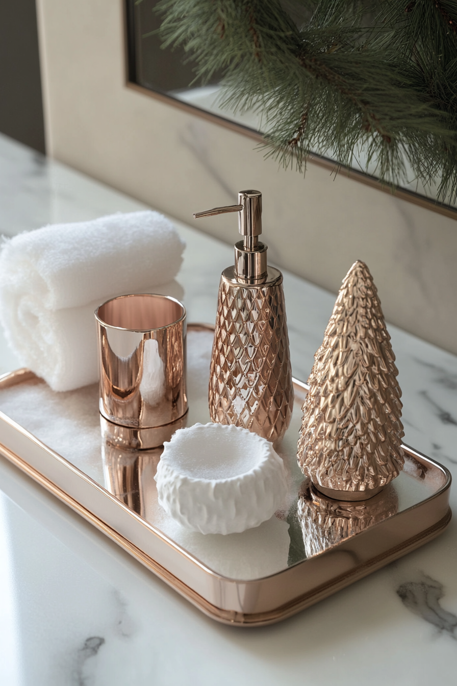 bathroom christmas decor