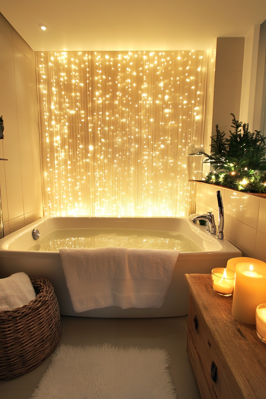 bathroom christmas decor