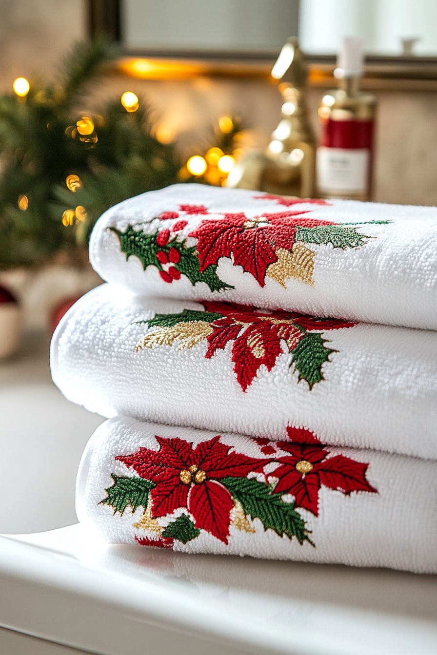 bathroom christmas decor