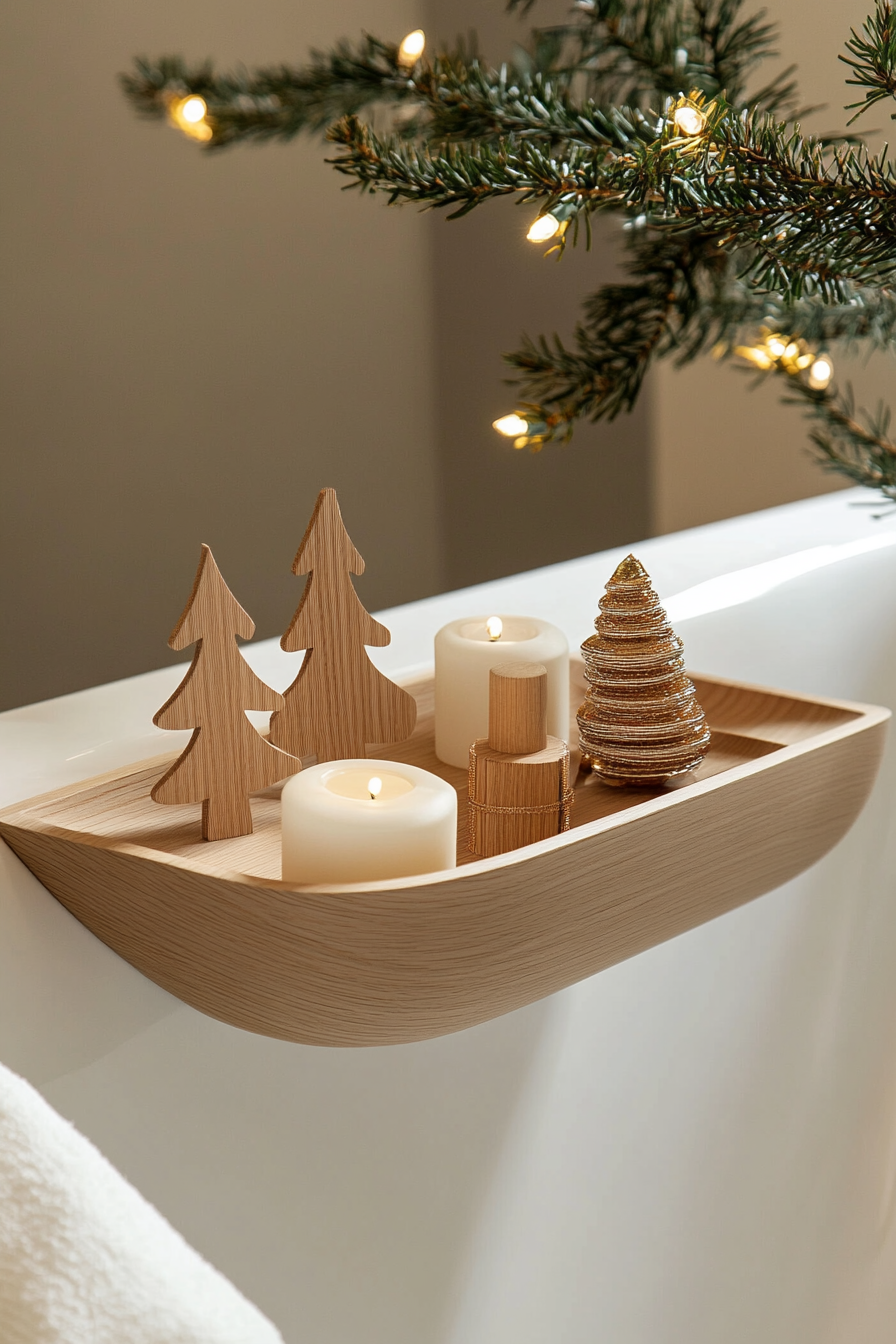 bathroom christmas decor
