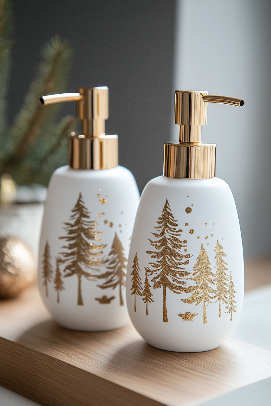 bathroom christmas decor