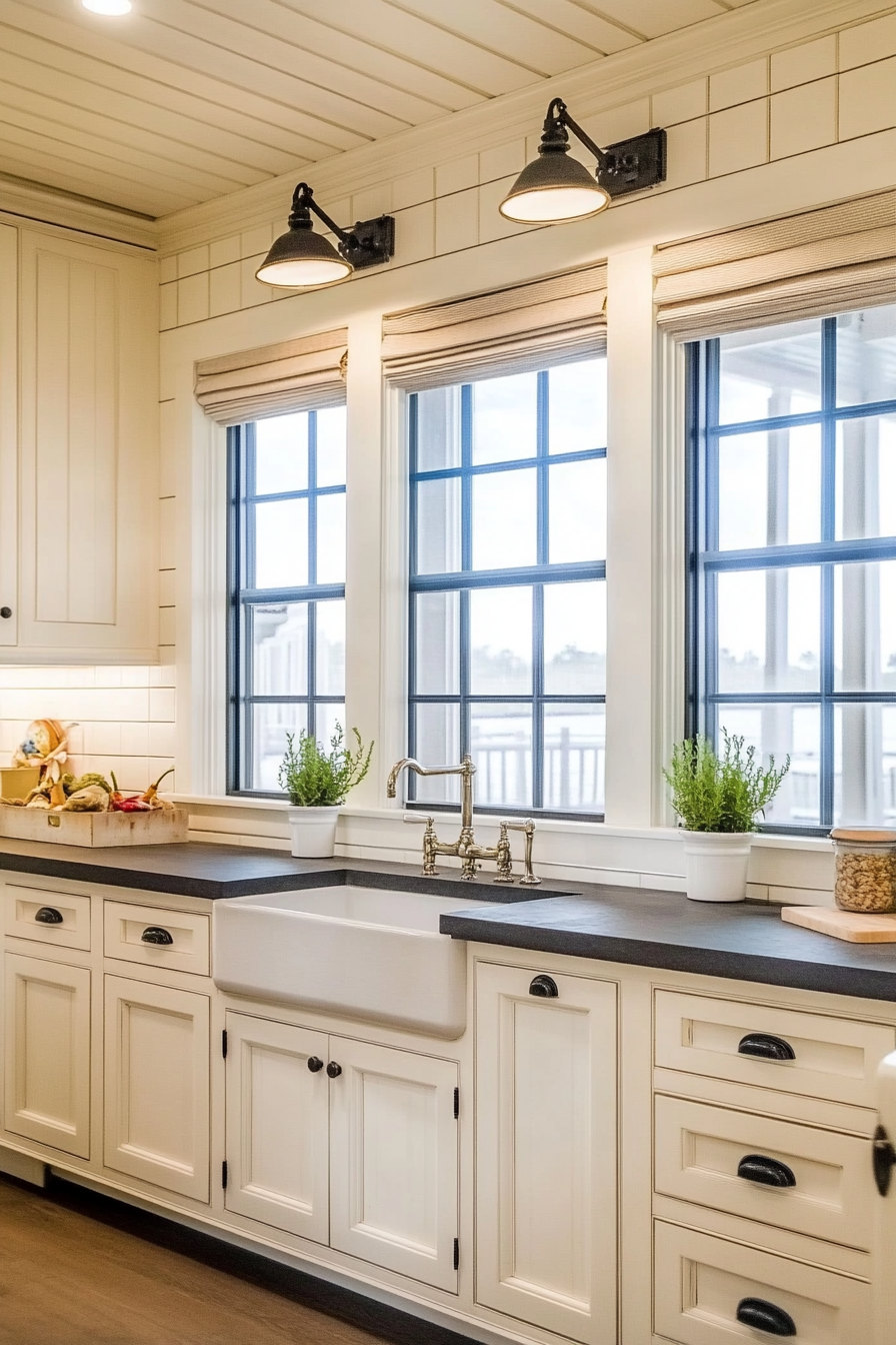 white-cabinets-black-countertops