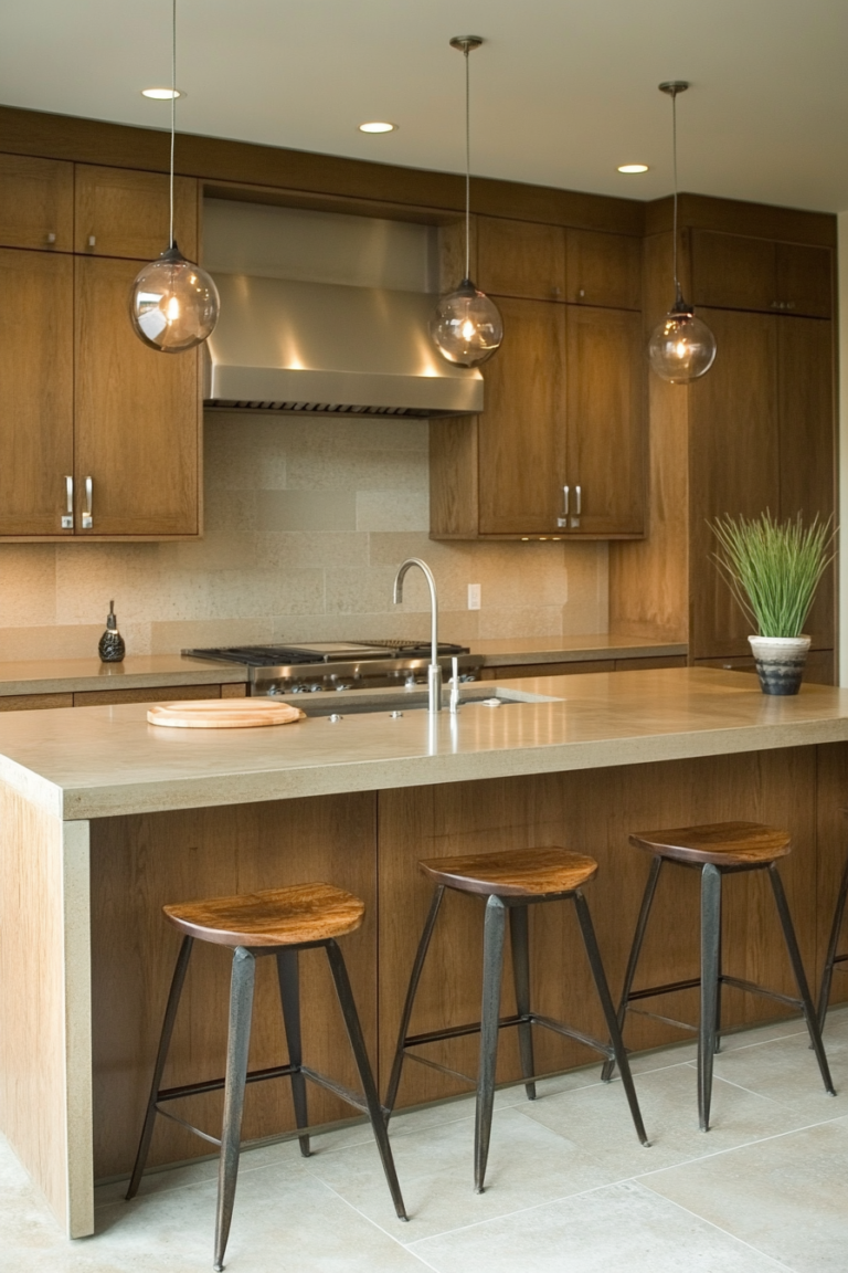 13 Stunning Light Brown Cabinet Kitchens — DreamyHomeStyle
