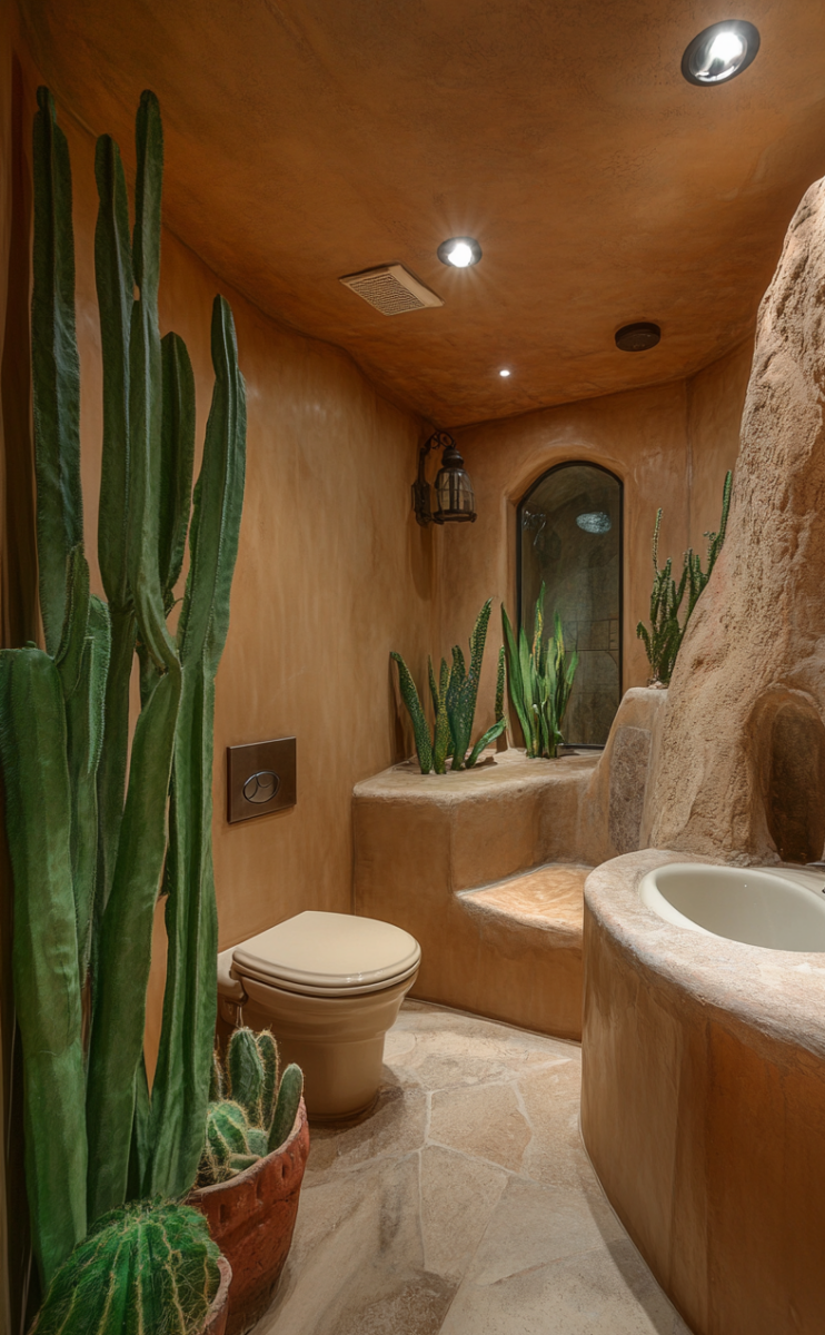 moody powder room