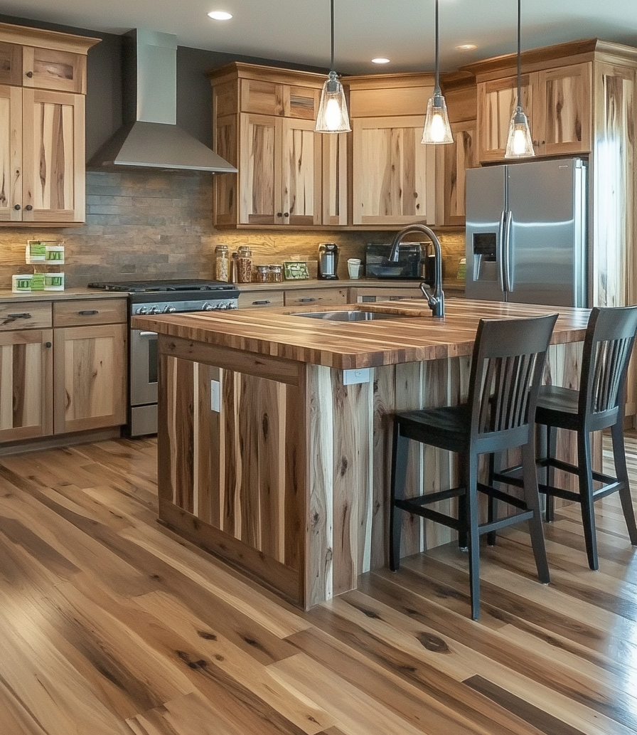hickory kitchen cabinets