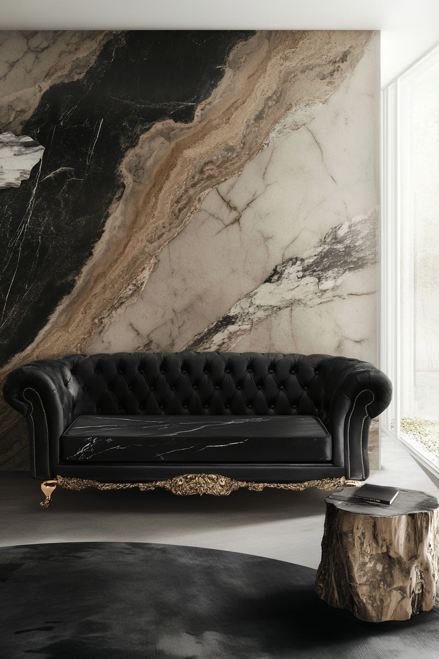 black-sofa-living-room-decor