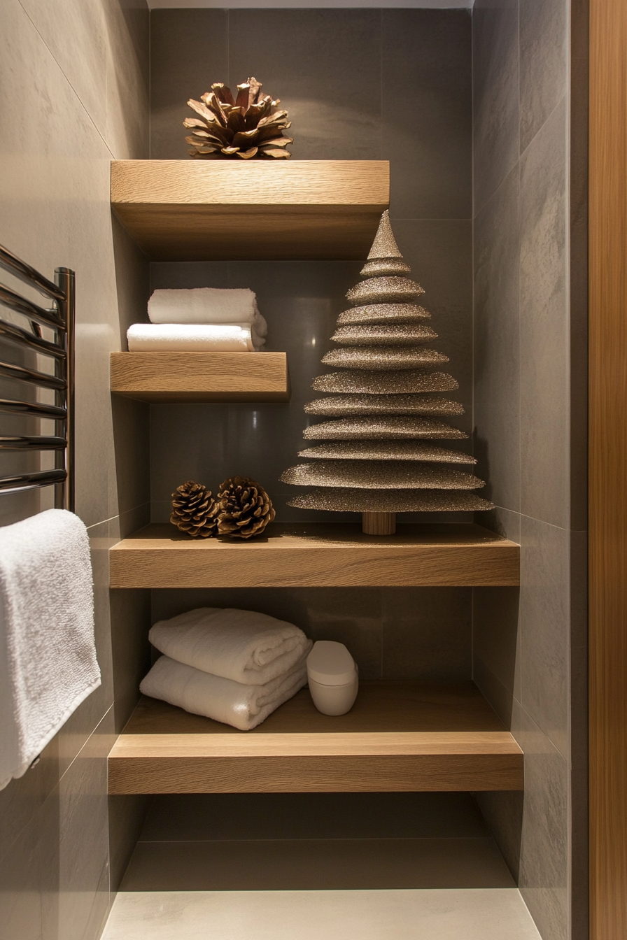 bathroom christmas decor