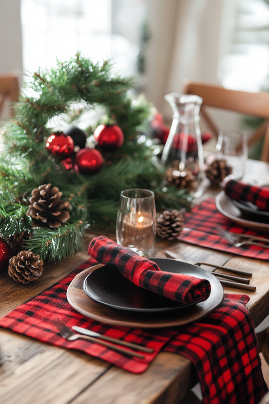 dining room christmas decor