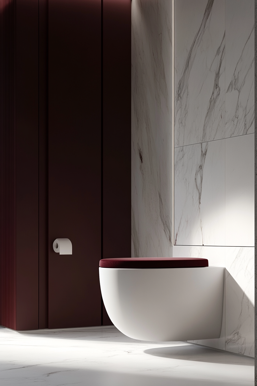 burgundy-bathroom