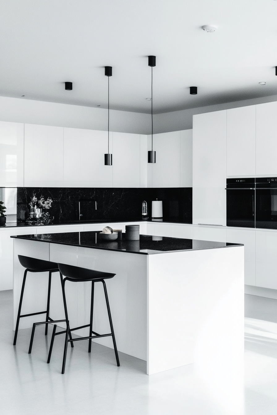 white-cabinets-black-countertops