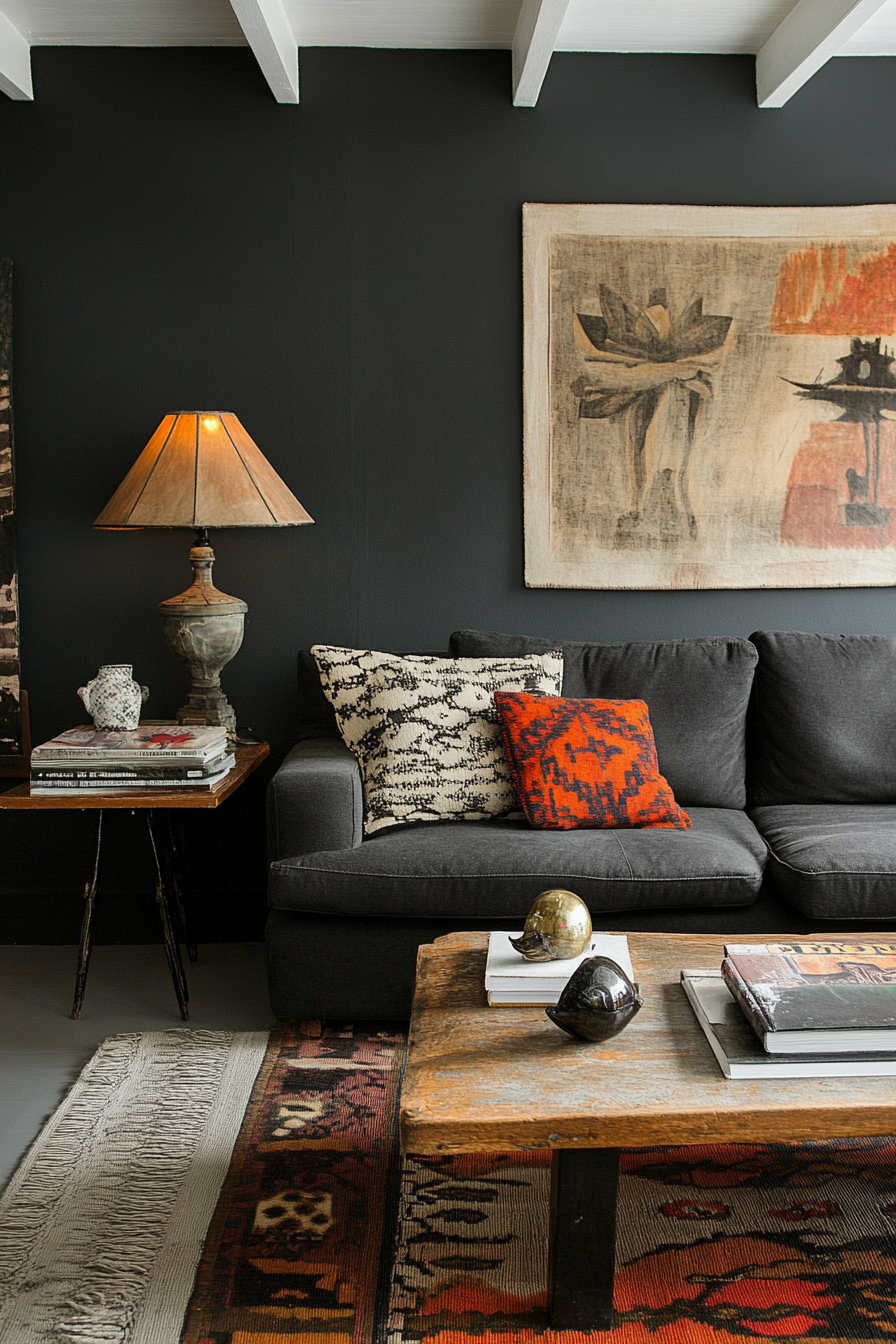 dark gray sofa living room ideas