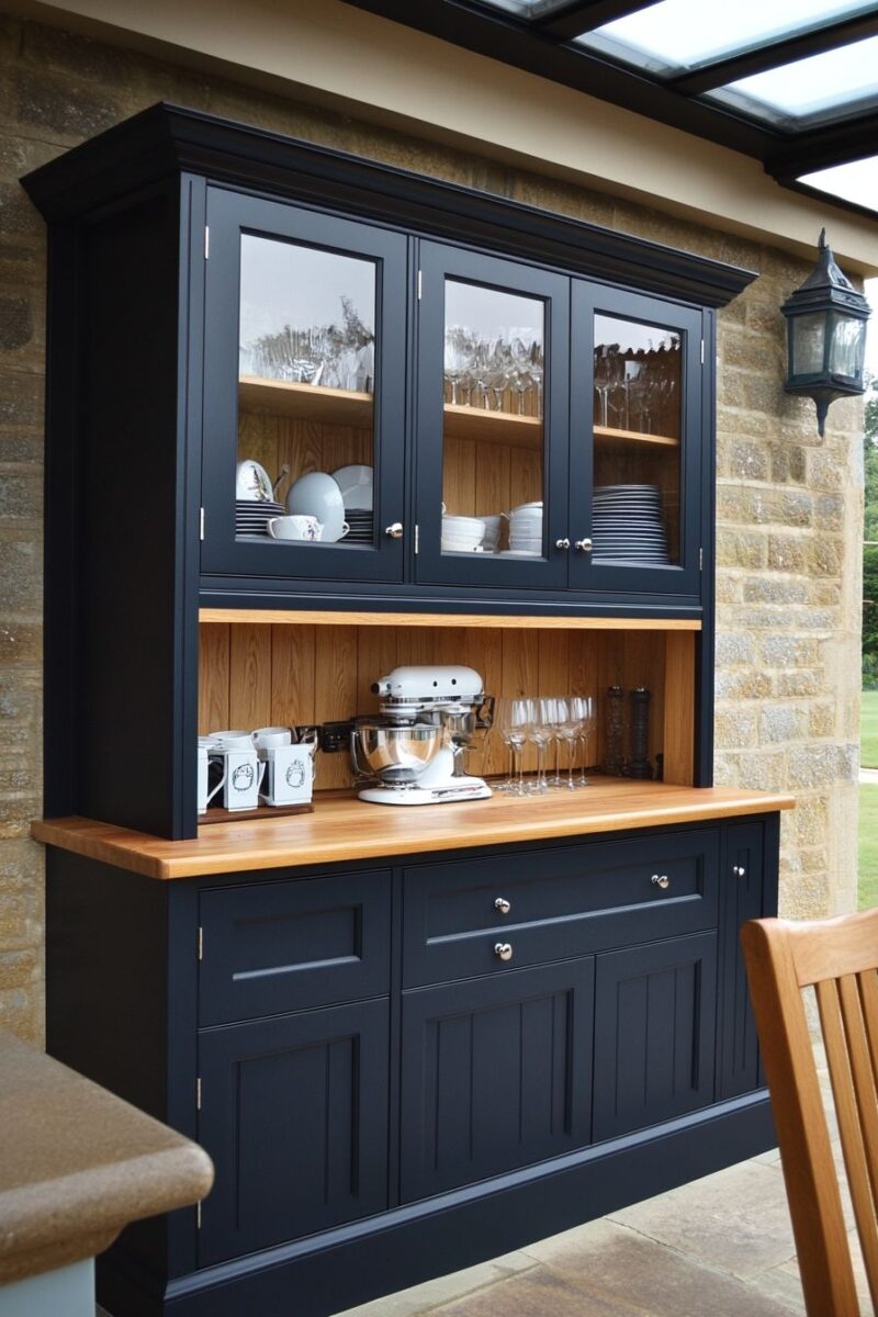 9+ Chic Navy Blue Kitchen Cabinet Styles