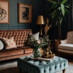 Everyone Is Obsessed With This Moody Vintage Living Room Look