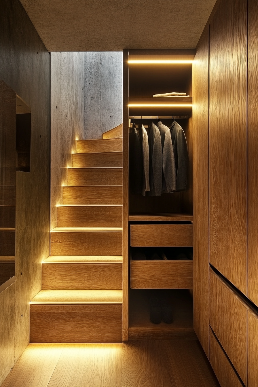 under the stairs closet ideas
