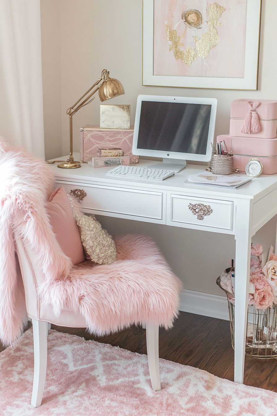 girly-cubicle-decor