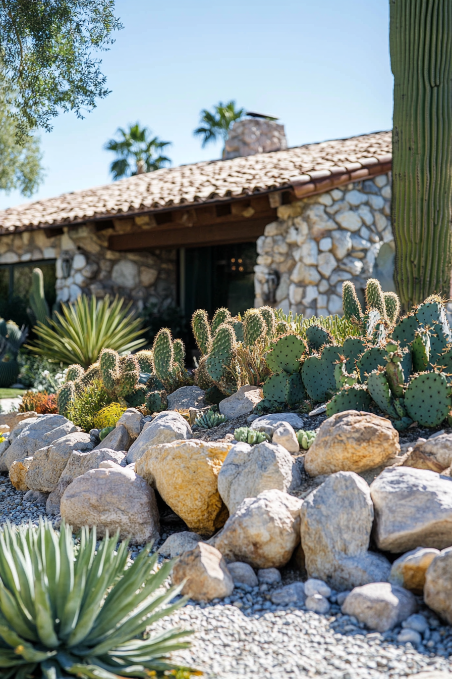 Front-yard-rock-landscaping-idea