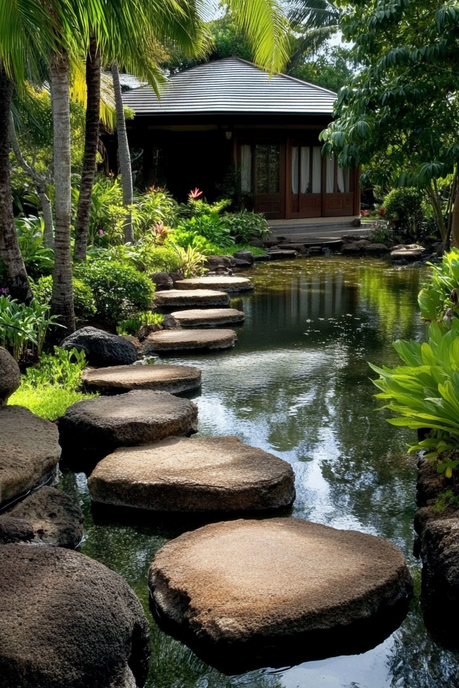 Front-yard-rock-landscaping-idea