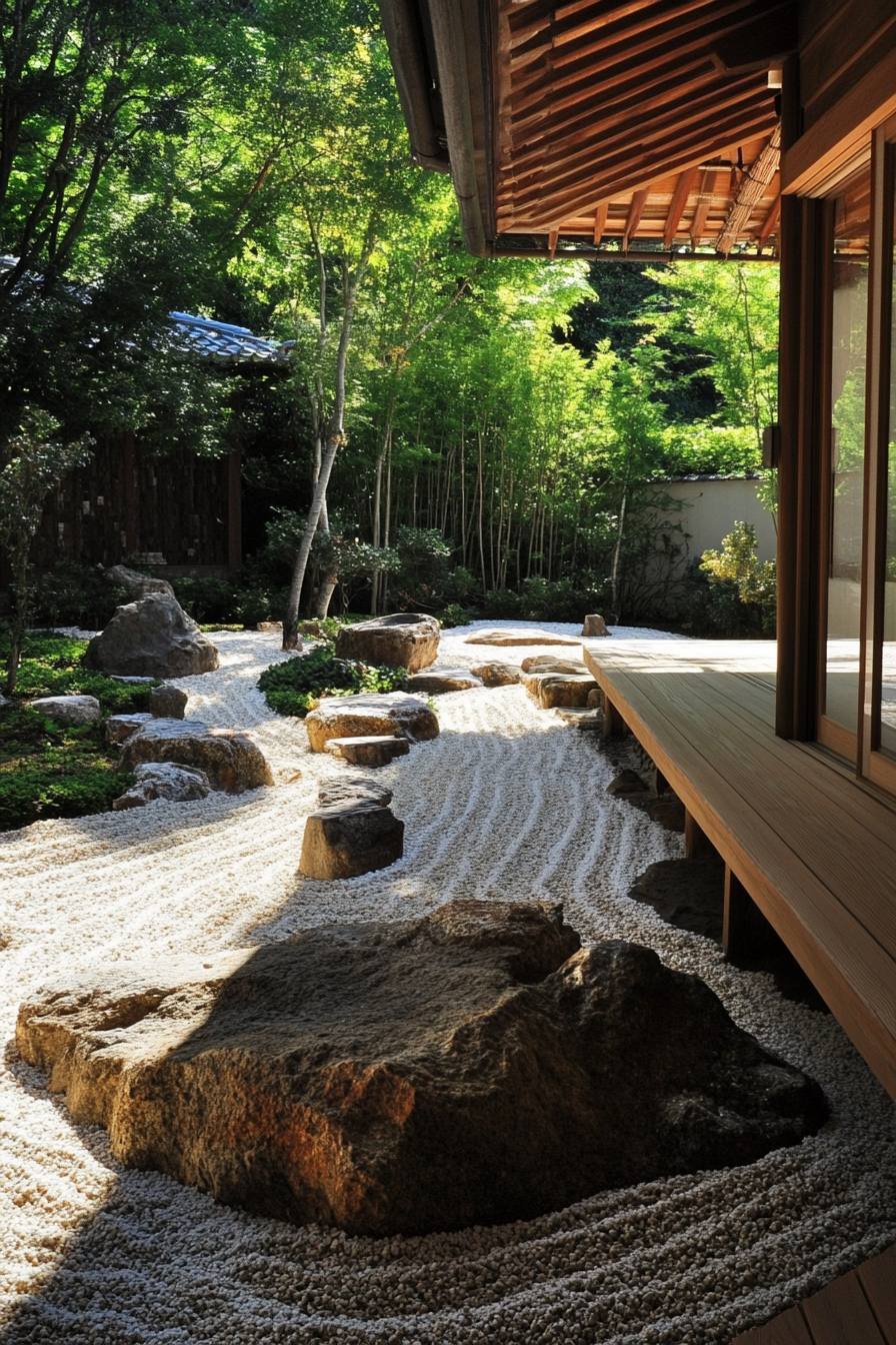 Front-yard-rock-landscaping-idea