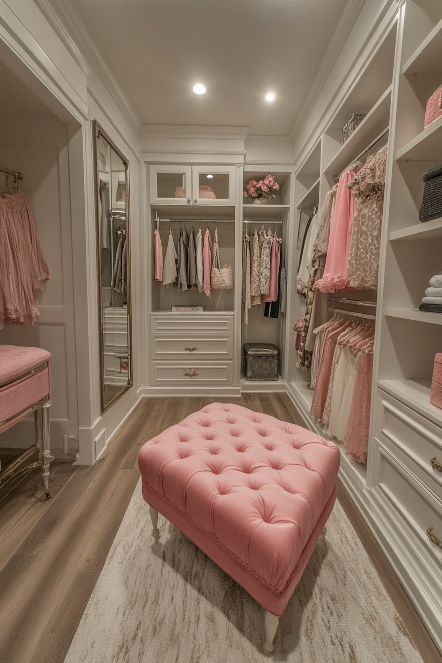 walk-in closet design ideas for a master suite