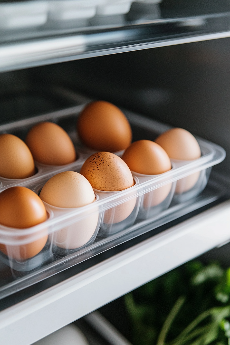 small fridge organization