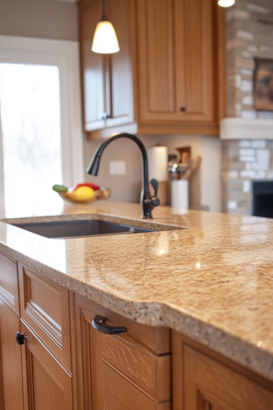 counter-tops-with-honey-oak-cabinets