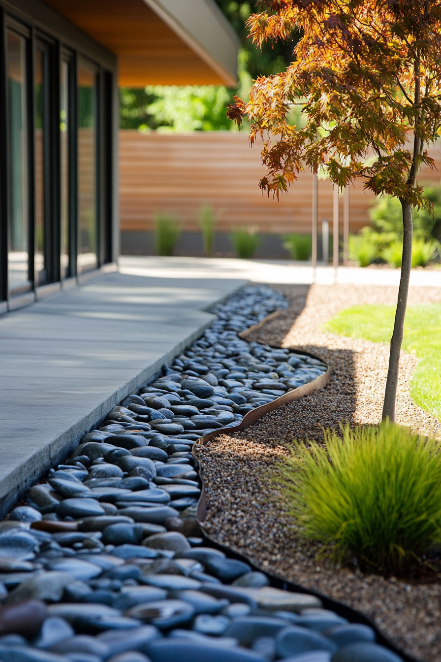 Front-yard-rock-landscaping-idea