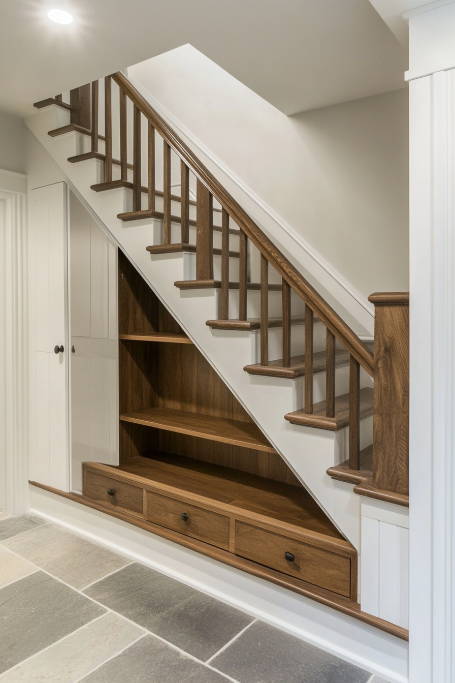 under the stairs closet ideas