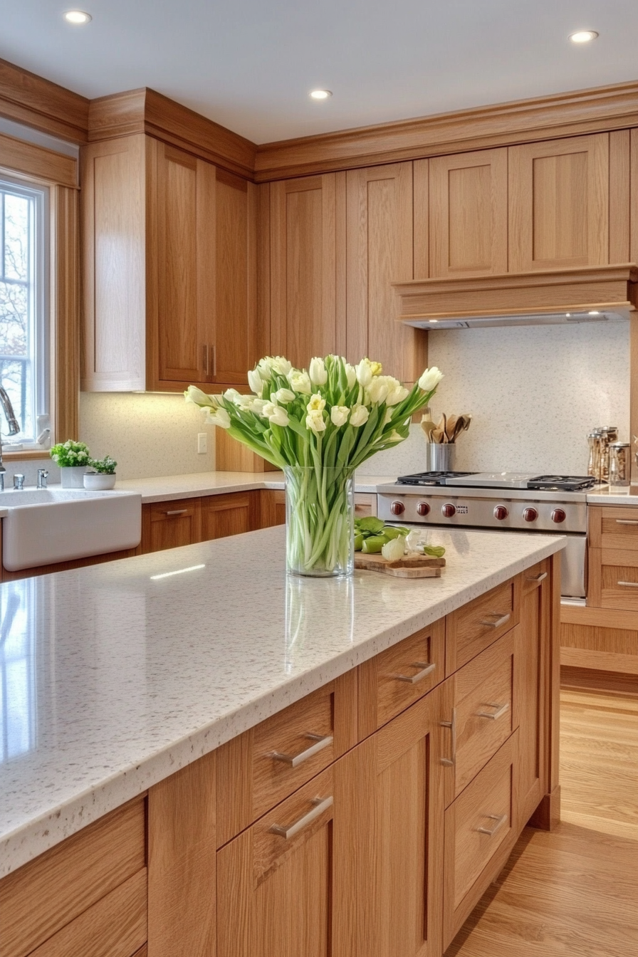 counter-tops-with-honey-oak-cabinets