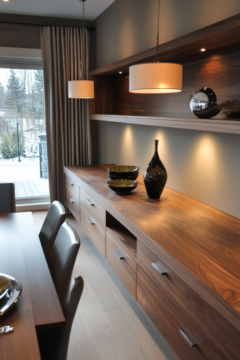 Hosts Say This Built-In Sideboard Changed Their Whole Dining Room ...