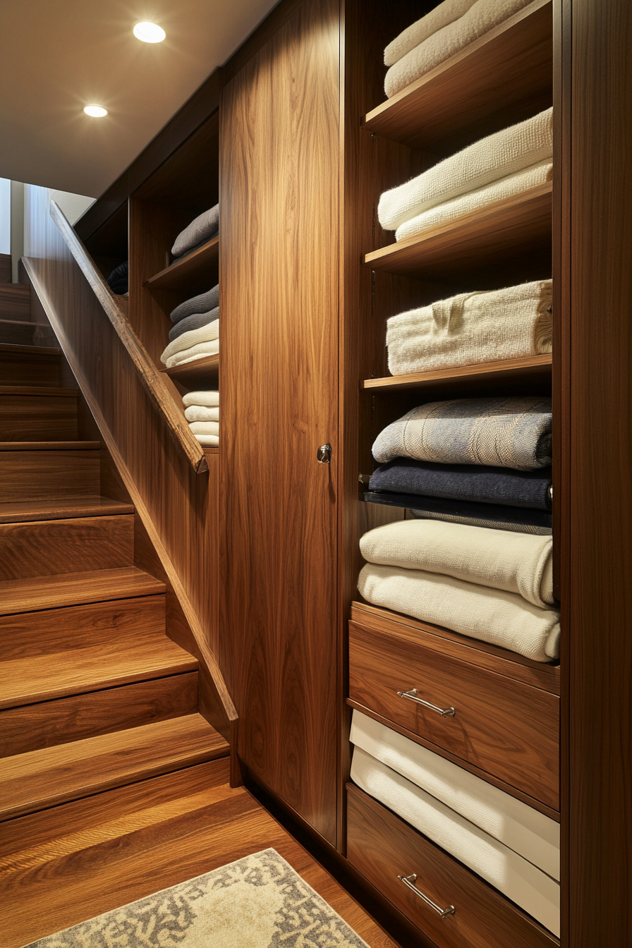 under the stairs closet ideas
