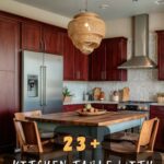 Why Do Cherry Cabinets Deserve A Gorgeous Kitchen Table? The Answer Is Right Here!