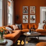 Why Burnt Orange Is The Color You Didn’t Know Your Living Room Needed!