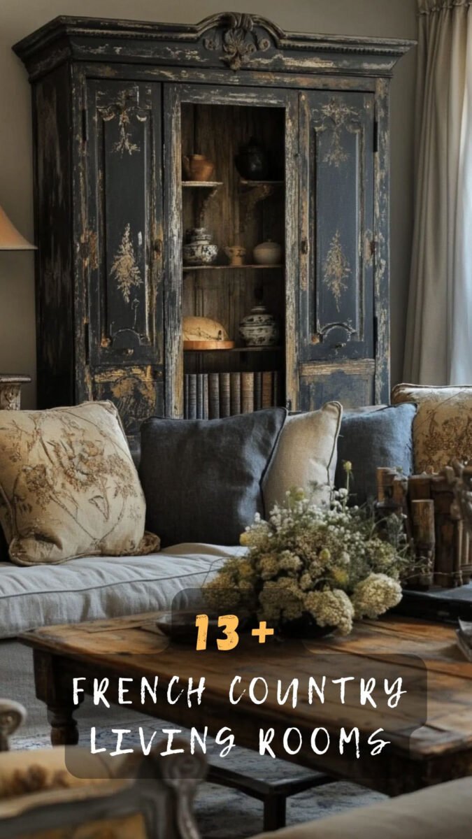 11+ French Country Living Rooms That Will Make You Say “Ooh La La!”