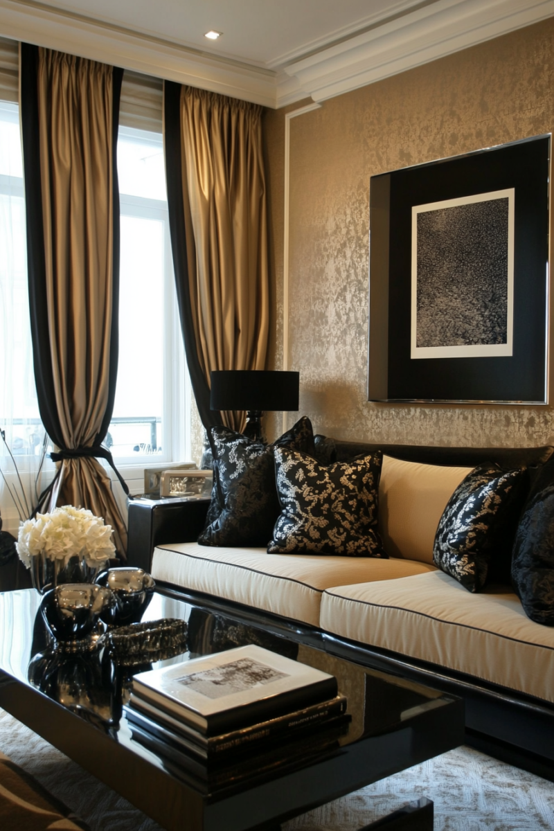 Why You’ll Fall In Love With Black And Beige In Your Living Room ...