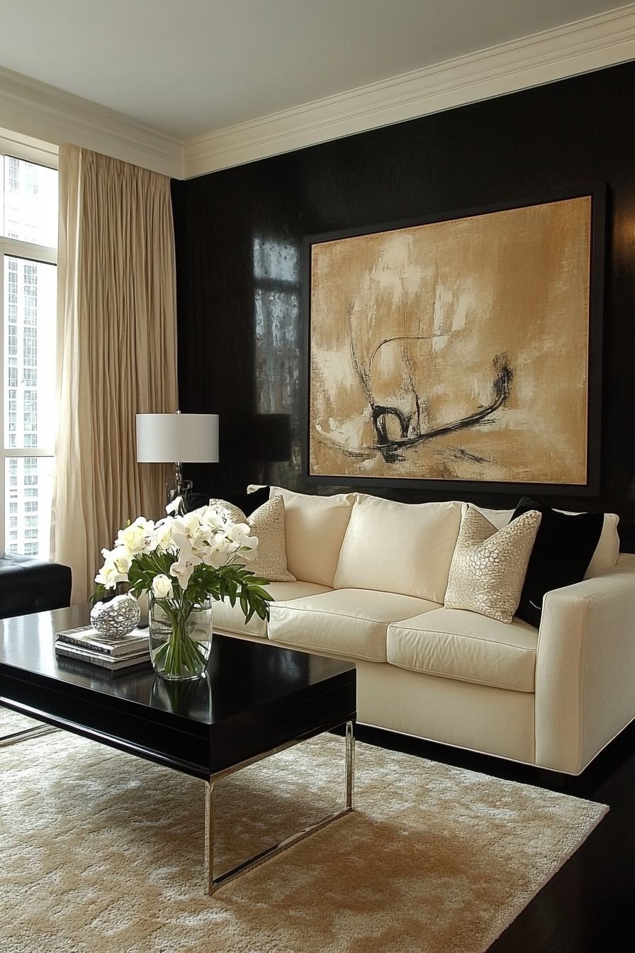 black-and-beige-living-room-ideas
