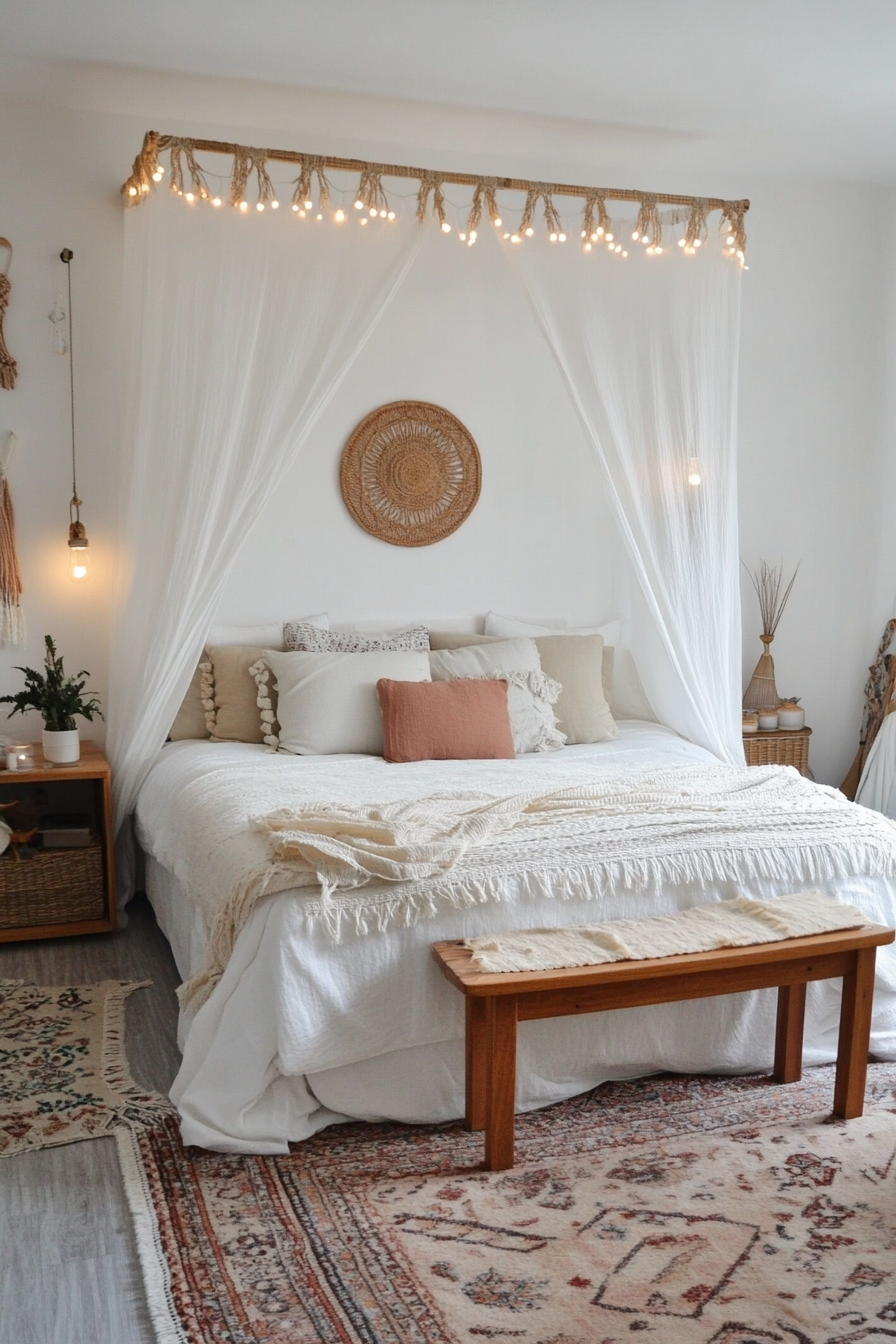 boho-no-headboard-ideas