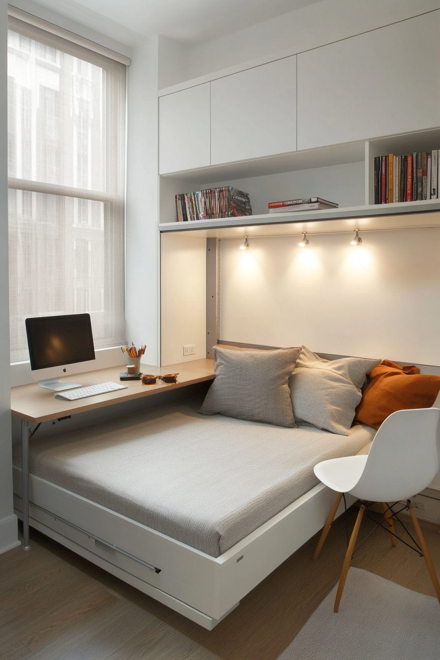 murphy bed desk